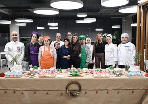 Leyla Aliyeva and Head of Baku Media Center Arzu Aliyeva visit DOST Center for Inclusive Development and Creativity