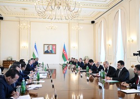 Second meeting of Azerbaijan-Uzbekistan Supreme Interstate Council underway in Baku